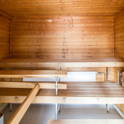 Kuvassa Puuvillan sauna