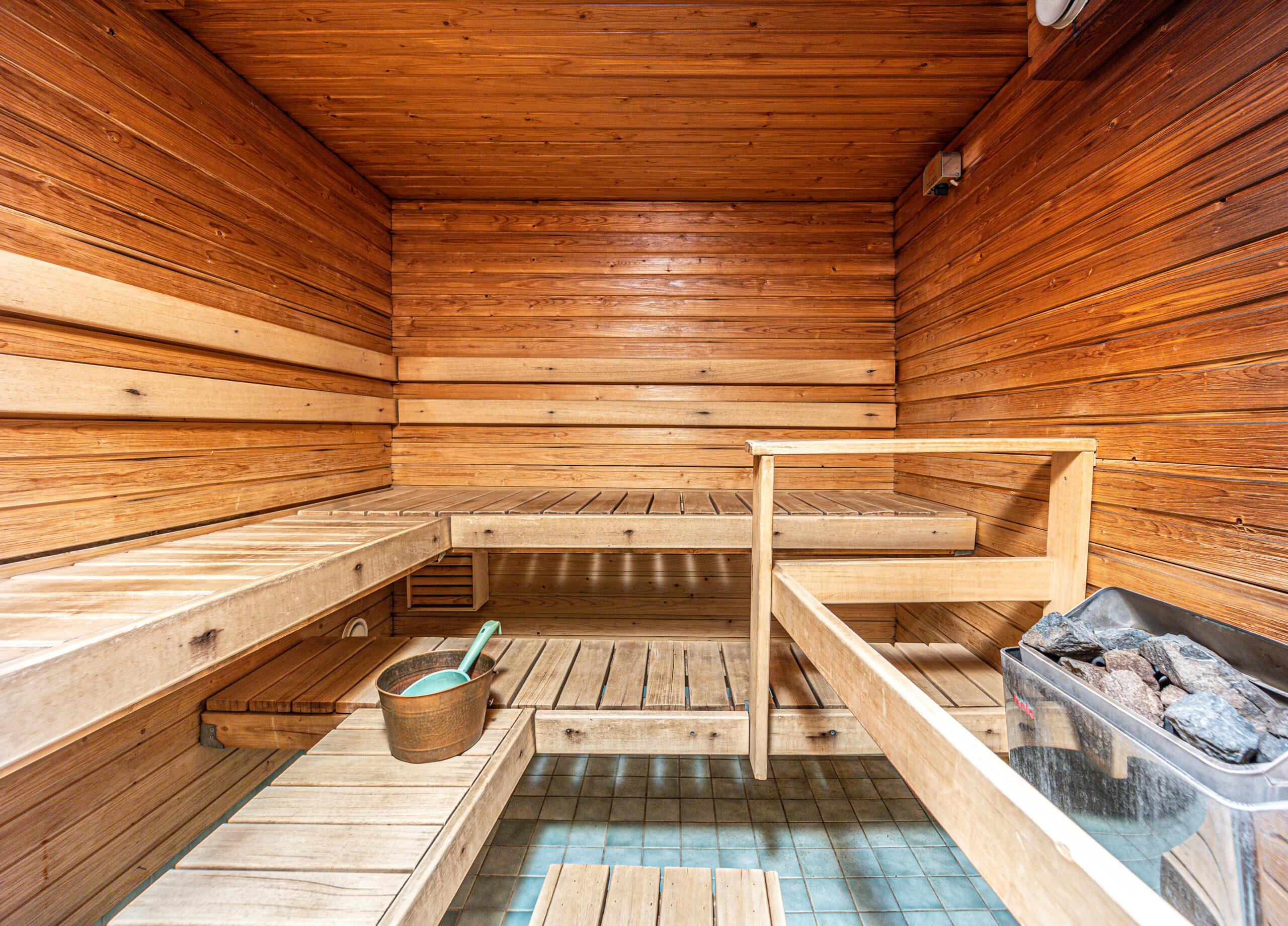 Kuvassa Klemetinkatu 5:n sauna.